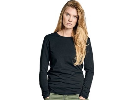 Dámské tričko s dlouhým rukávem odolné proti žmolkování (Velikost S, Barva bílá)