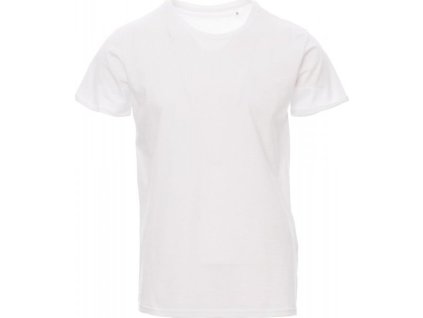 Pánské tričko PARTY s hlubším výstřihem (Barva bílá, Velikost XS)