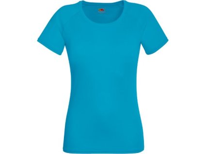 Dámské sportovní funkční tričko Performance T (Velikost XS, Barva modrá azurová)
