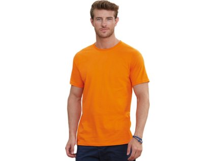 Měkčené tričko Sofspun Fruit of the Loom, 165 g/m (Barva modrá azurová, Velikost 3XL)