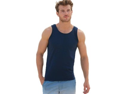 Pánský nátělník Athletic Vest, 165 g/m (Barva černá, Velikost 3XL)