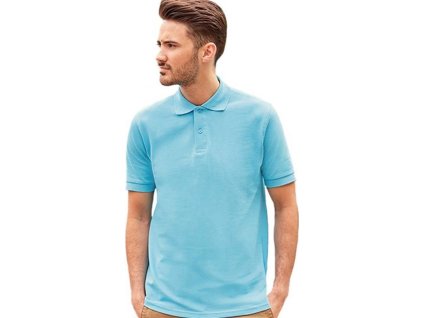 Klasická pánská polokošile Russell 100% bavlna, 200 g/m (Barva černá, Velikost 3XL)