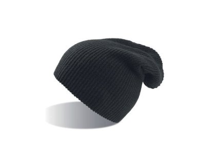 Pánská extra velká beanie čepice Dasty (Barva černá)