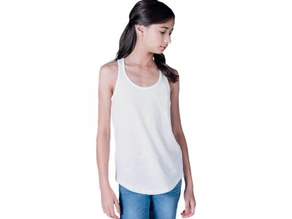 Dívčí jednobarevný nátělník Mantis Kids 150 g/m (Velikost 8-9 let, Barva černá)
