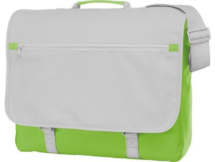 Dvoubarevná taška Congress přes rameno 15 l (Velikost 40 x 33 x 11 cm, Barva šedá tmavá)