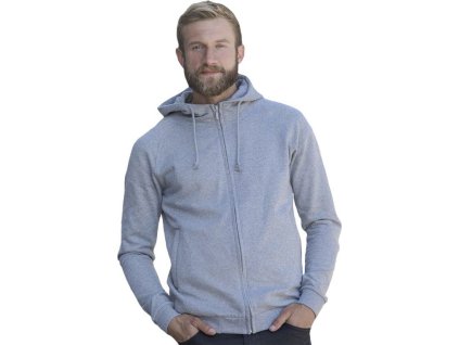 Neutral mikina na zip s kapucí a zvýšeným límcem (Velikost XS, Barva černá)