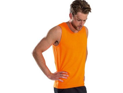 Pánské sportovní tílko Sol's 100% polyester (Barva modrá blankytná, Velikost 3XL)