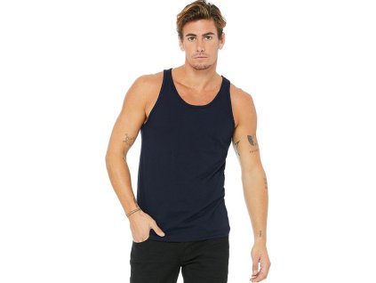 Volné lehké unisex tílko Jersey Canvas 145 g/m (Barva černá, Velikost L)