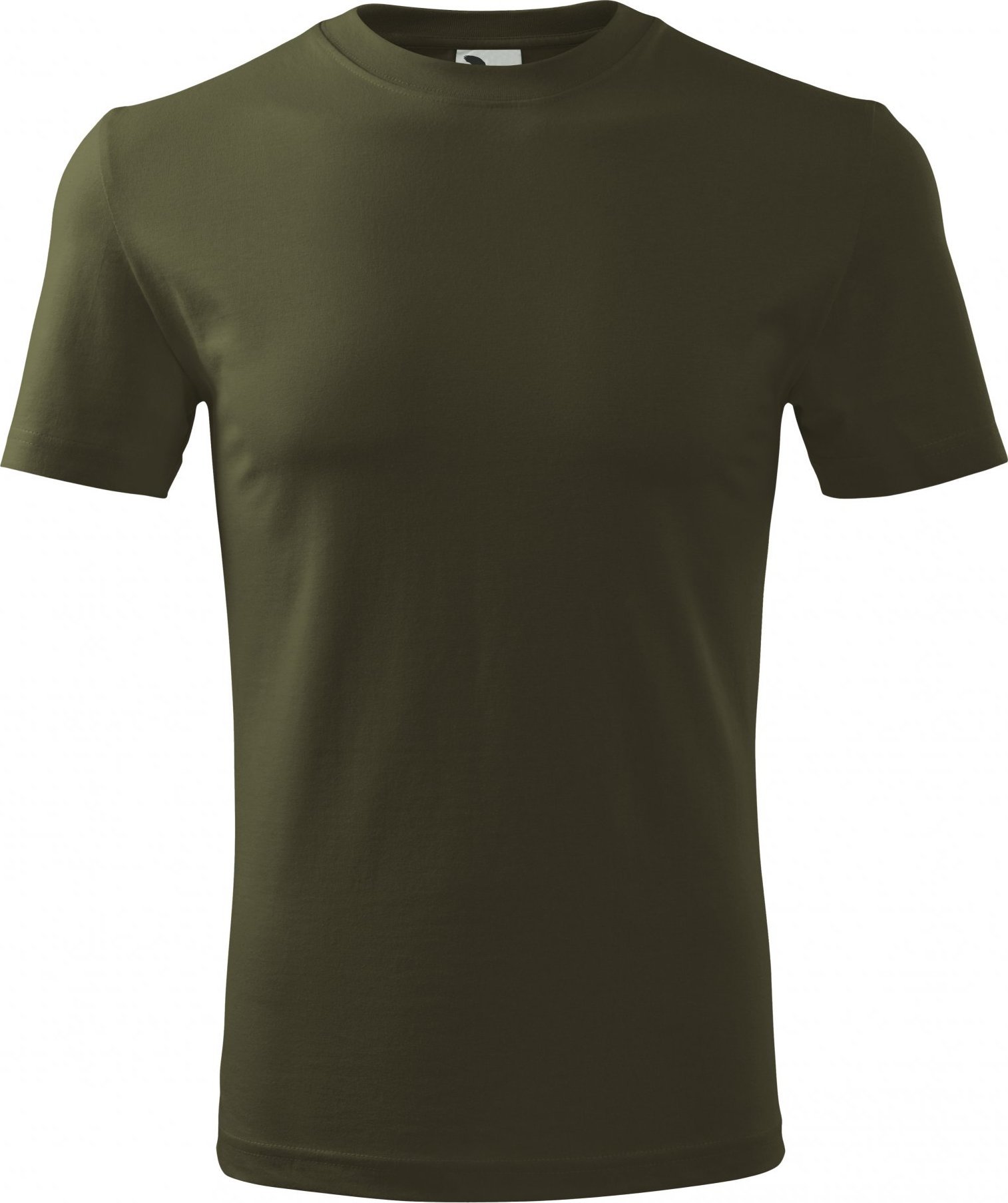 MALFINI® Základní pánské bavlněné triko Malfini v lehčím provedení 145 g/m Barva: military, Velikost: 3XL