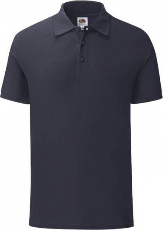 Pánská slim-fit polokošile Iconic Fruit of the Loom s rozparky 180 g/m Barva: Bílá, Velikost: XXL