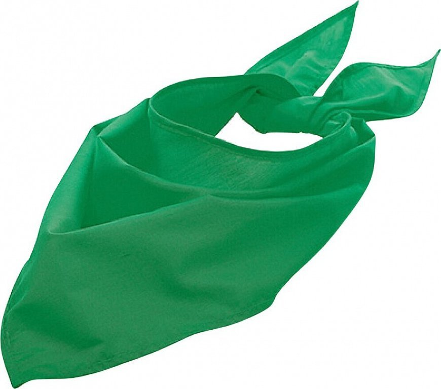 Sol's Bandana ze směsi polyesteru a bavlny 62 x 62 x 80 cm Barva: zelená výrazná