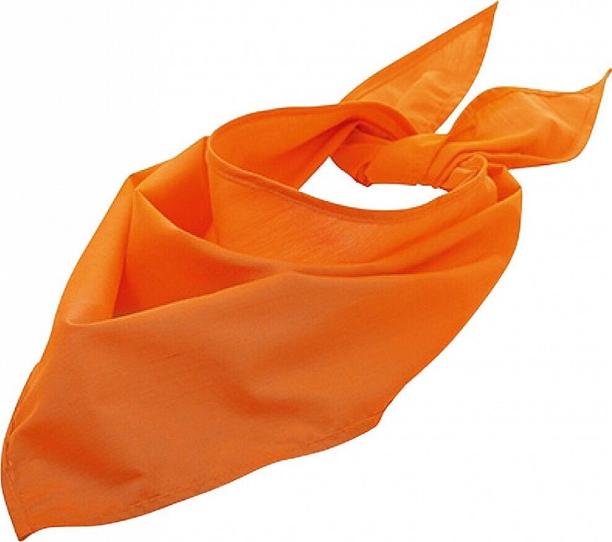 Sol's Bandana ze směsi polyesteru a bavlny 62 x 62 x 80 cm Barva: Oranžová