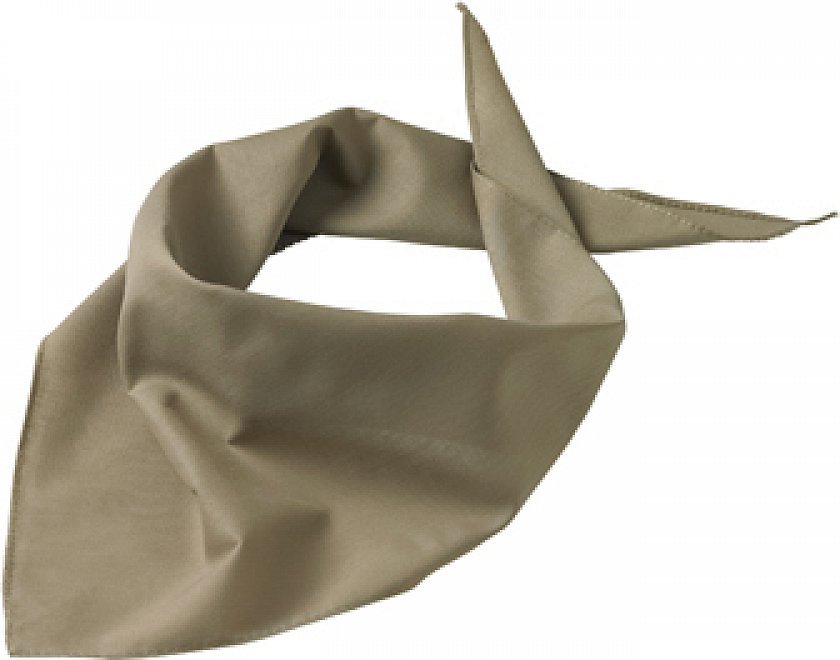 Myrtle beach Multifunkční trojúhelníkový šátek 97% polyester, 3% bavlna, 85 x 40 cm Barva: Khaki MB6524