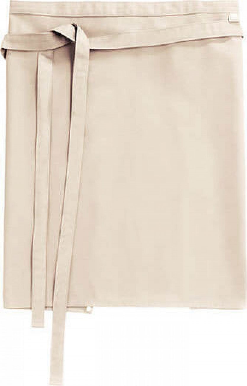 CG Workwear Gastro zástěra Roma odolná proti pomačkání 50 x 78 cm Barva: Písková, Velikost: 50 x 78 cm CGW123