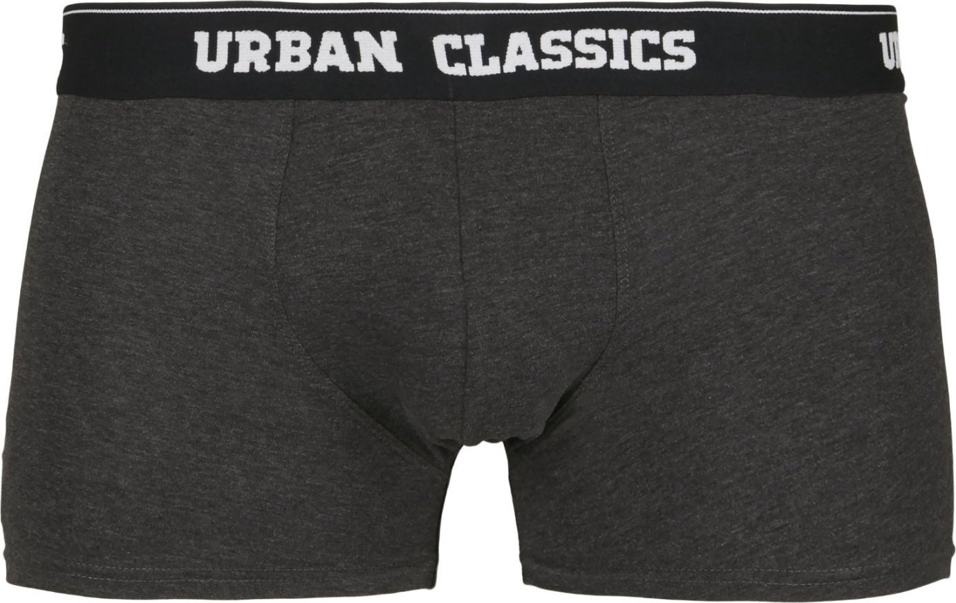 Pánské boxerky s elastanem Urban Classics 2 ks v balení Barva: černá - šedá uhlová