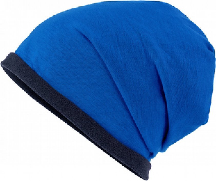 Levně Myrtle beach Fleecová elastická beanie čepice Barva: modrá královská MB7131