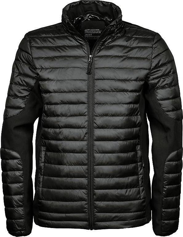 Levně Tee Jays Softshellová slim-fit Crossover bunda se stojáčkem Barva: Černá