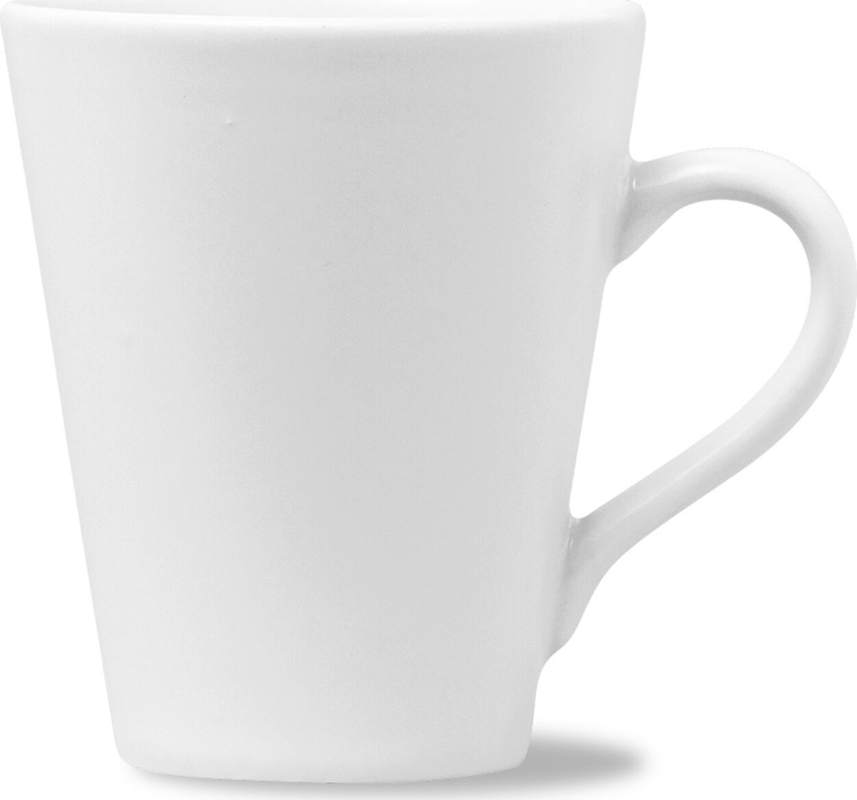 Levně AveTech Bílý latté hrníček 300 ml
