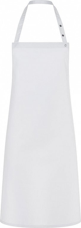Levně Karlowsky Číšnická zástěra Bib Press Stud Barva: Bílá