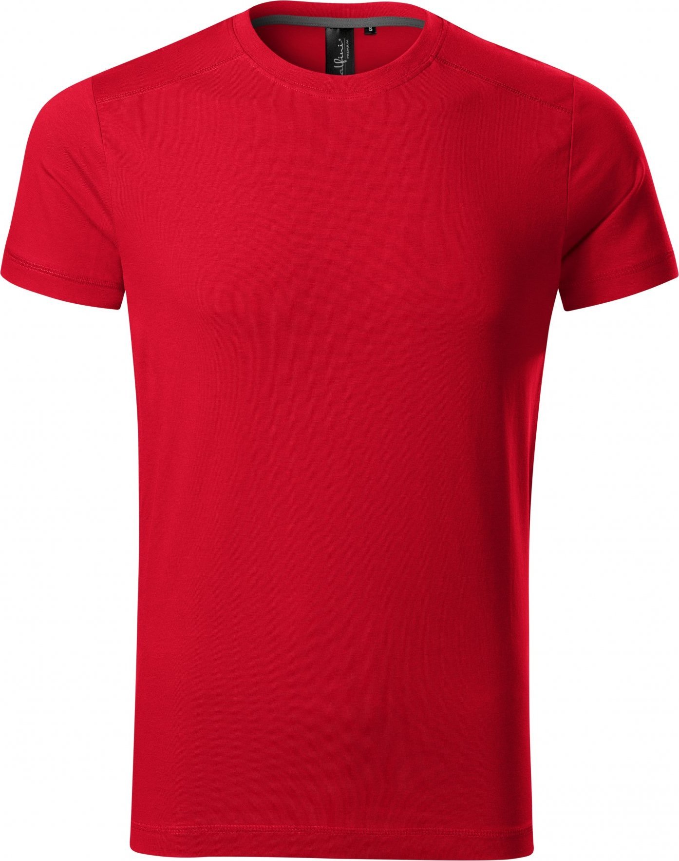 MALFINI Premium® Pánské přiléhavé tričko Action s elastanem Barva: červená výrazná, Velikost: XXL