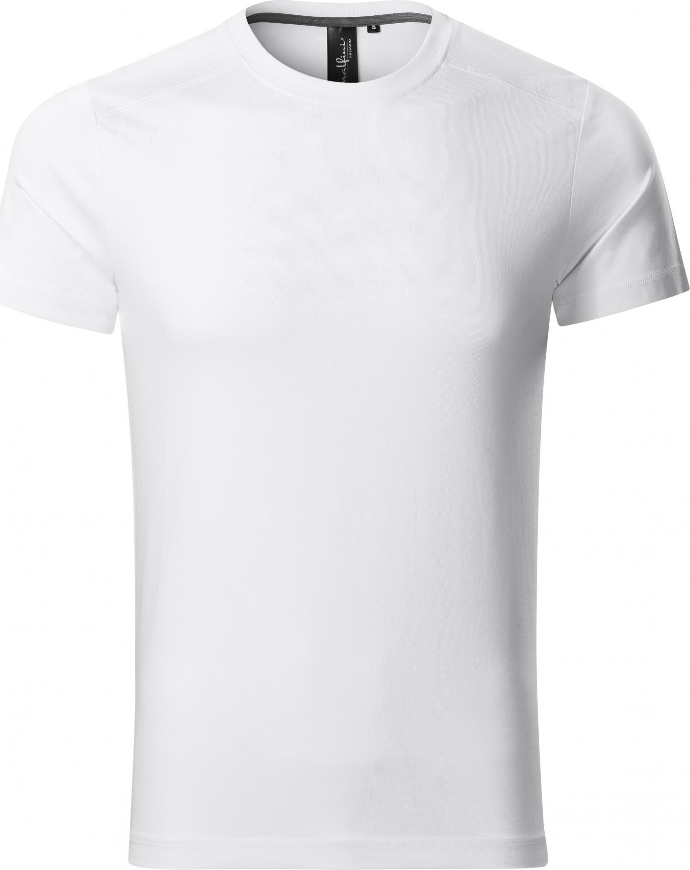 MALFINI Premium® Pánské přiléhavé tričko Action s elastanem Barva: Bílá, Velikost: S