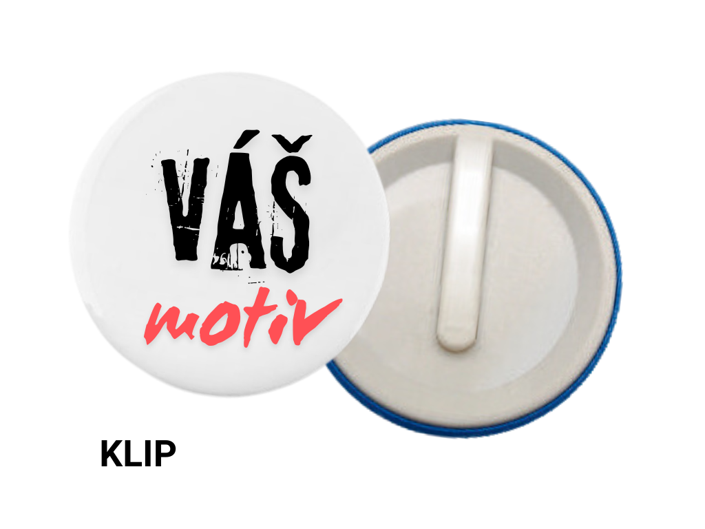 Levně cistytriko Placka s klipem, 44 mm