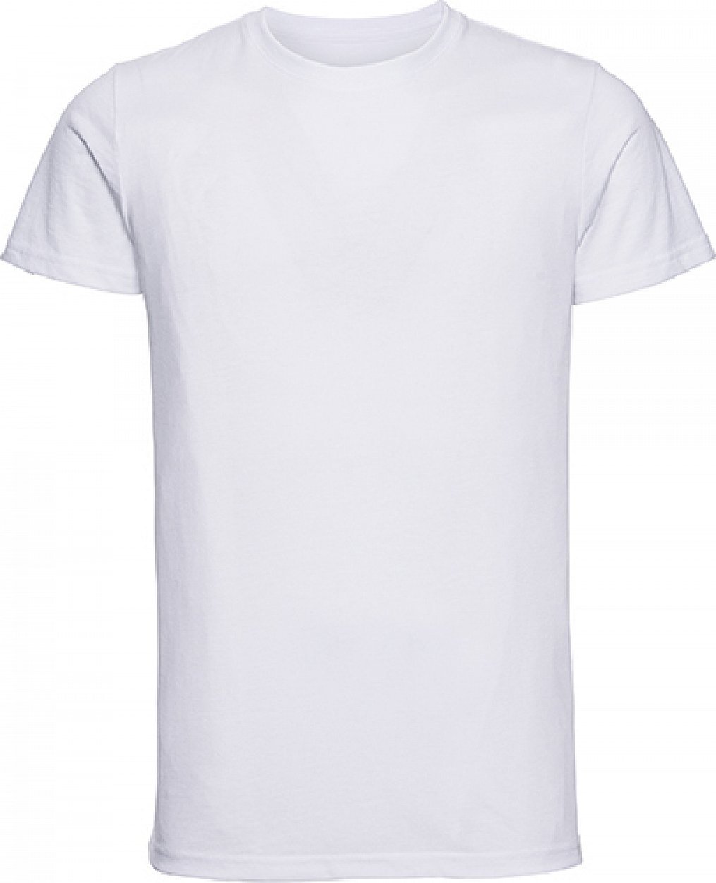 Russell Melírové pánské HD tričko z polybavlny nejen na sublimaci Barva: Bílá, Velikost: 3XL Z165M