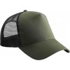 Síťovaná kšiltovka Snapback Trucker (Barva černá - černá)
