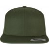Klasická kšiltovka Snapback s plastikovým zapínáním (Barva Black, Velikost dospělá)