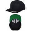 Klasická kšiltovka Snapback s plastikovým zapínáním (Barva Black, Velikost dospělá)