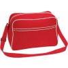 Objemná cestovní / sportovní retro taška přes rameno 18 l (Barva černá - zlatá, Velikost 40 x 28 x 18 cm)