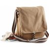 Plátěná vintage brašna Messenger přes rameno 8 l