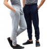 Tepláky z organické bavlny s manžetami a kapsami na zip (Barva černá, Velikost 3XL)