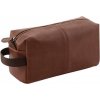 Elegantní koženková hygienická taška NuHide s podšívkou (Velikost 26 x 13 x 11 cm, Barva černá)