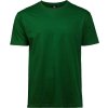 Měkčené tričko Sof Tee z bavlny s dlouhým vláknem Tee Jays zelená lesní