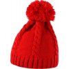 Teplý kulich Pom Pom s bambulí a pletenci (Barva černá)