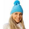 Teplý kulich Pom Pom s bambulí a pletenci (Barva černá)
