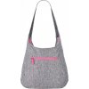 Dámská městská taška Union Square s dlouhými uchy (Velikost 45 x 42 x 10,5 cm, Barva šedá taška s černými detaily)