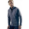 Vypasovaná bavlněná mikina Promodoro se stojáčkem a skrytým zipem 320 g/m (Barva černá, Velikost 3XL)