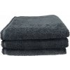 Hustě tkaný ručník na ruce 50 x 100 cm, 500 g/m (Velikost 50 x 100 cm, Barva šedá tmavá)