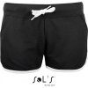 Dámské směsové šortky Sol's Juicy s elastickým pasem Sol's černá