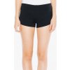 Dámské bavlněné šortky na běhání s elastickým pasem American Apparel černá
