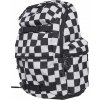 Kostkovaný černobílý městský batoh Urban Classics (Velikost one size, Barva černá - bílá)