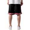 Pánské šortky Urban Classics s kontrastním lemováním (Velikost 3XL, Barva černá - černá - bílá)