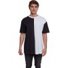 Harlequin pánské oversize triko Urban Classics Urban Classics černá - bílá