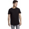 Prodloužené mírně zaoblené pánské triko Urban Classics 100% bavlna (Barva vojenská zelená, Velikost XXL)