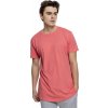 Prodloužené mírně zaoblené pánské triko Urban Classics 100% bavlna (Barva vojenská zelená, Velikost XXL)