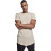 Prodloužené mírně zaoblené pánské triko Urban Classics 100% bavlna (Barva vojenská zelená, Velikost XXL)