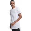 Prodloužené mírně zaoblené pánské triko Urban Classics 100% bavlna (Barva vojenská zelená, Velikost XXL)