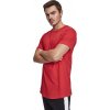 Prodloužené mírně zaoblené pánské triko Urban Classics 100% bavlna (Barva vojenská zelená, Velikost XXL)